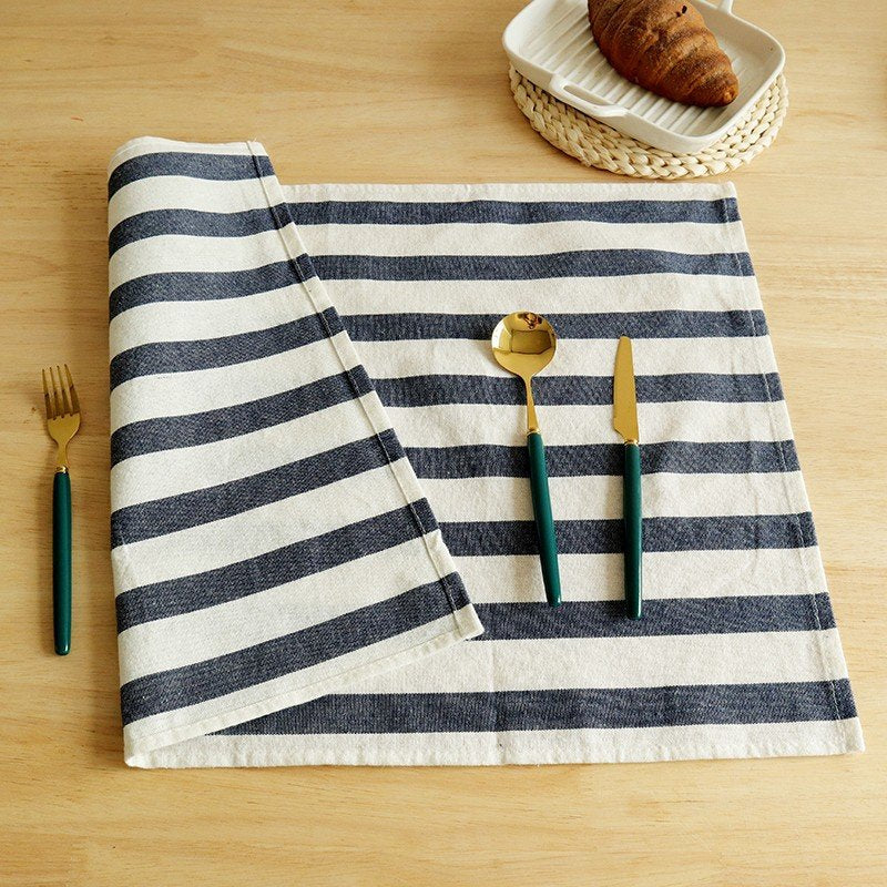 Mediterranean Blue 100% Cotton Kitchen Towel Snapkin – inhelo